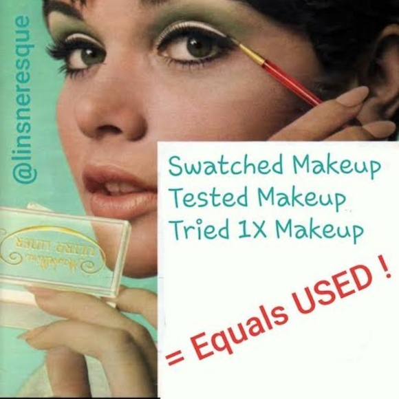 Umm..SWATCHED COSMETICS = USED COSMETICS 🤣😂🤣 - Picture 2 of 2